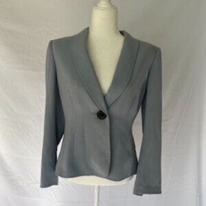 Tahari Petites Light Blue Blazer - Size 8